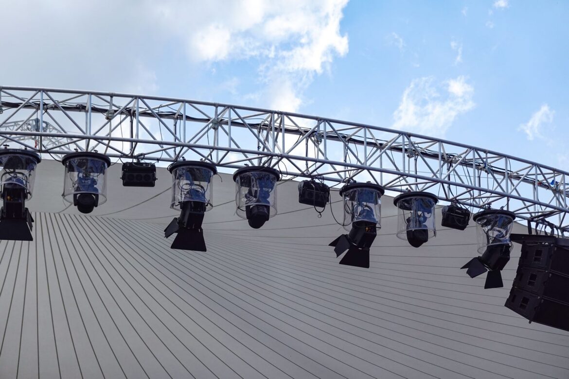 Concert stage lights