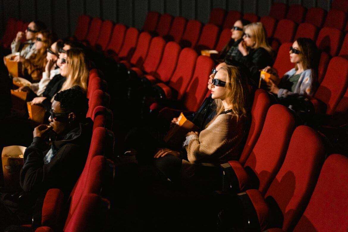 Empty cinema audience seats