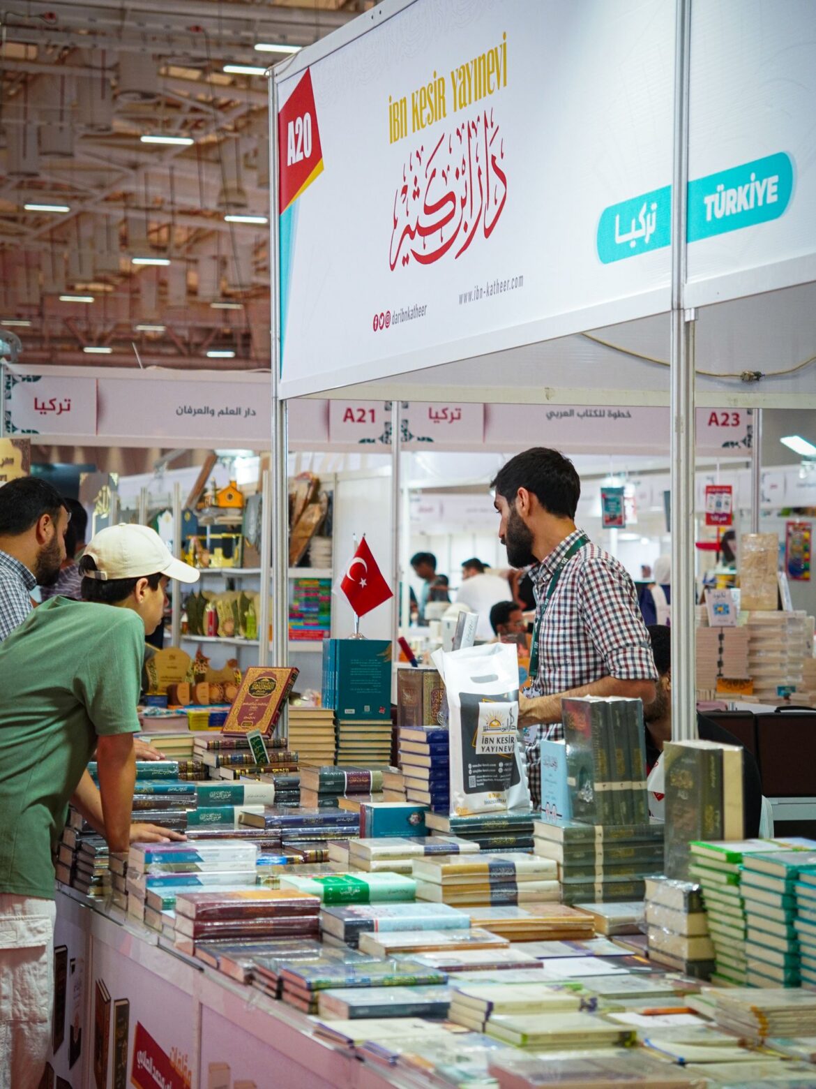Book fair with customers