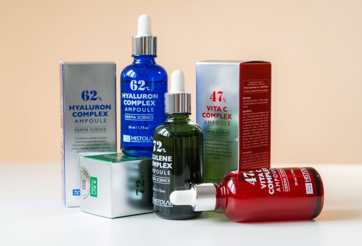A serum ampoule with dropper