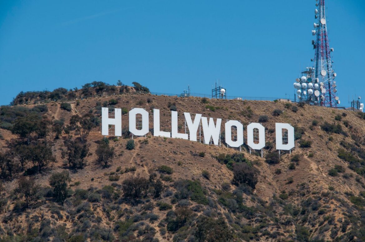 The iconic Hollywood sign in Los Angeles