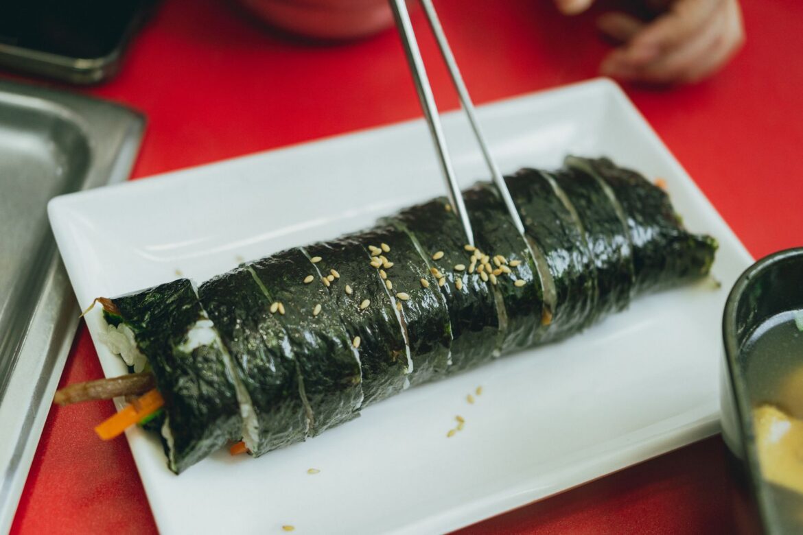 Korean kimbap lunch box