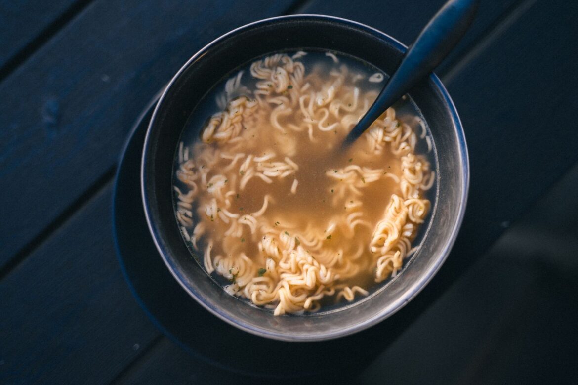 Bowl of Korean instant ramyeon noodles, representing record ramyeon export growth