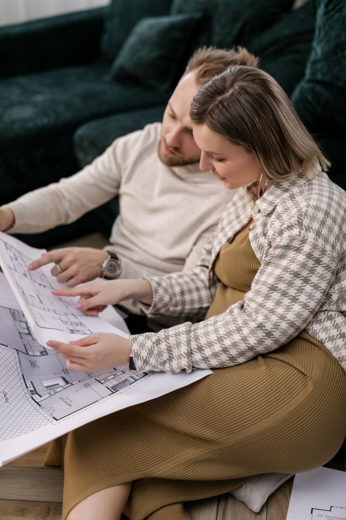 A couple planning their future together