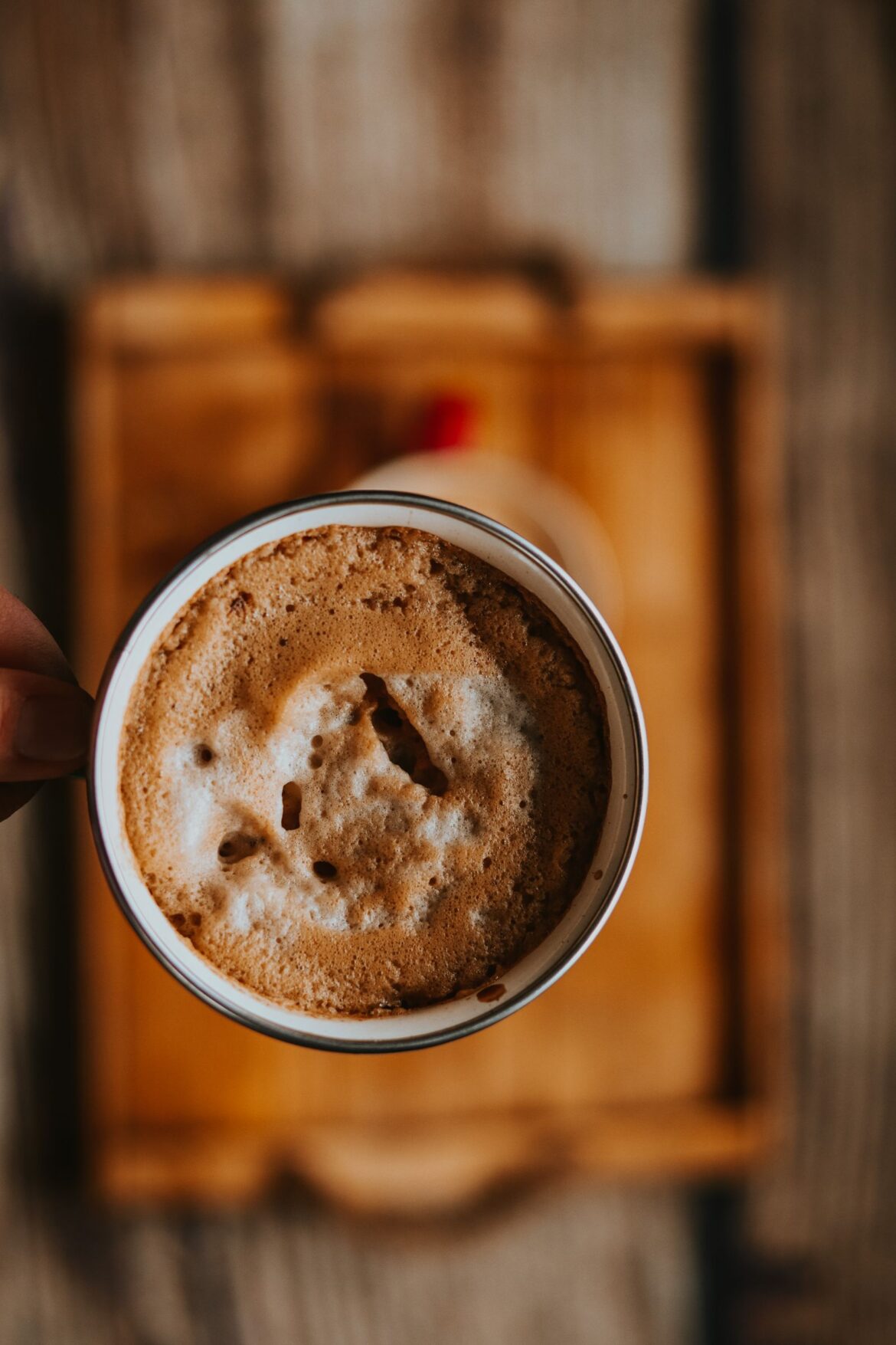 Latte coffee cup