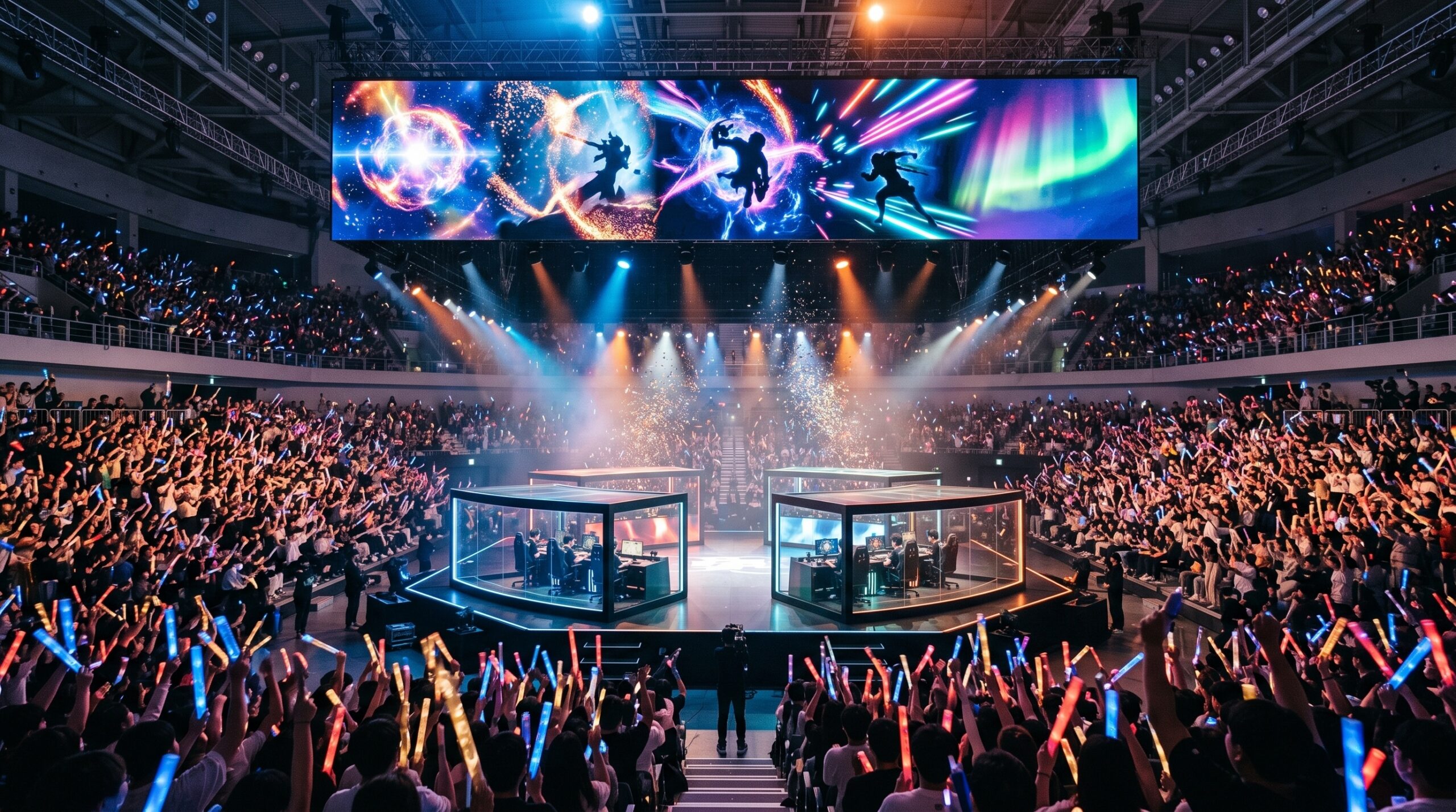 Packed esports stadium during LCK grand finals