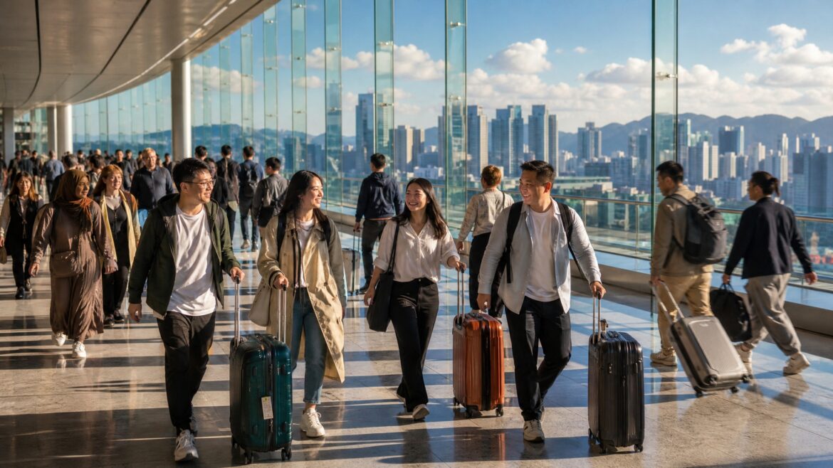 South Korea record foreign tourist arrivals July 2026