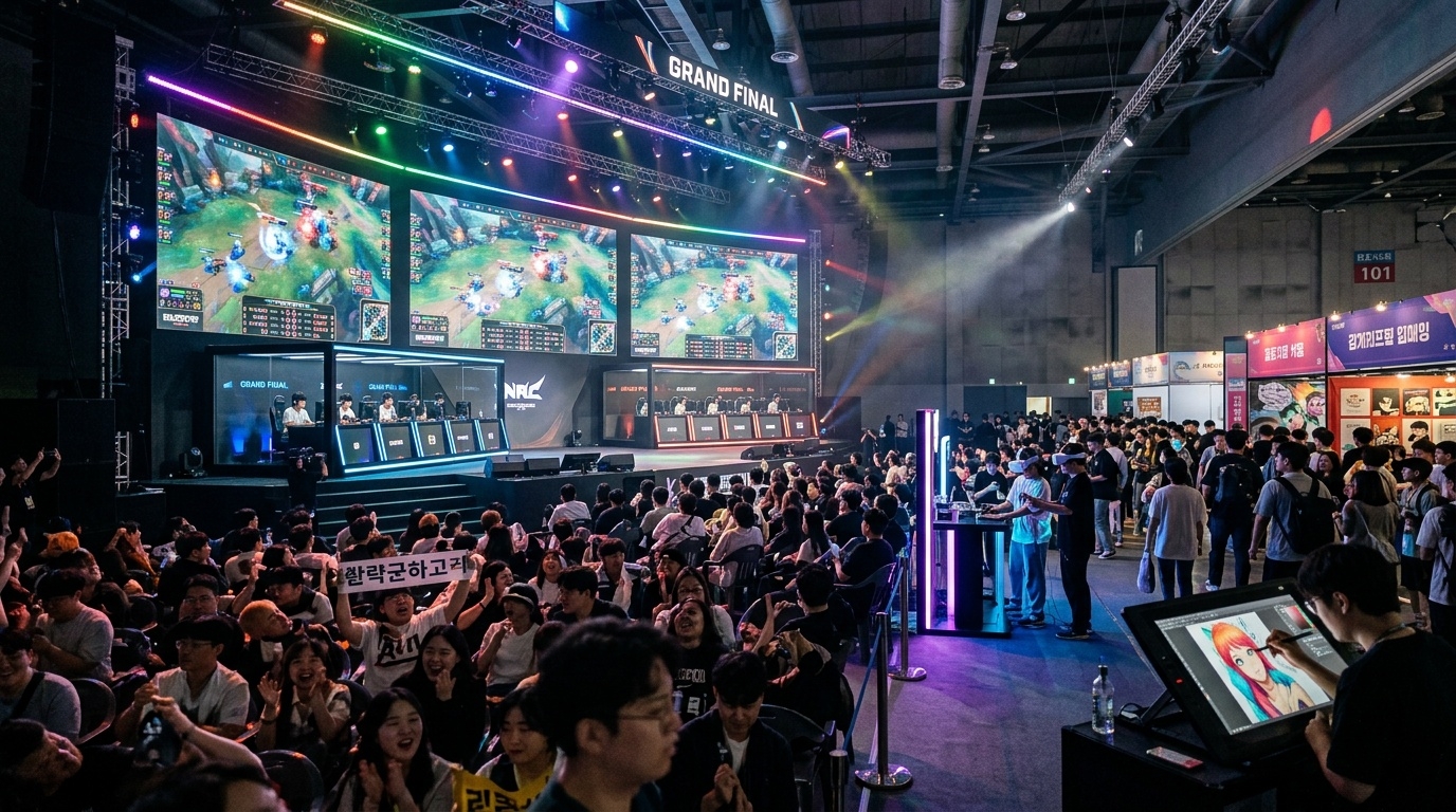 Esports finals at Changwon Content Convention