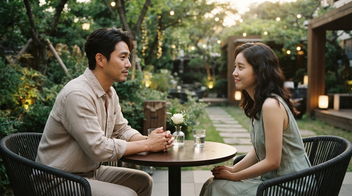 Divorced and never-dated participants dating show scene