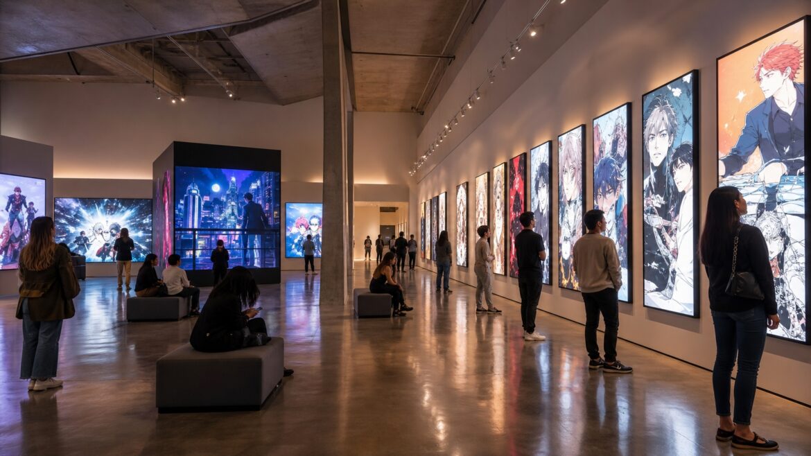 K-Comics Origin Korean webtoon exhibition in Los Angeles