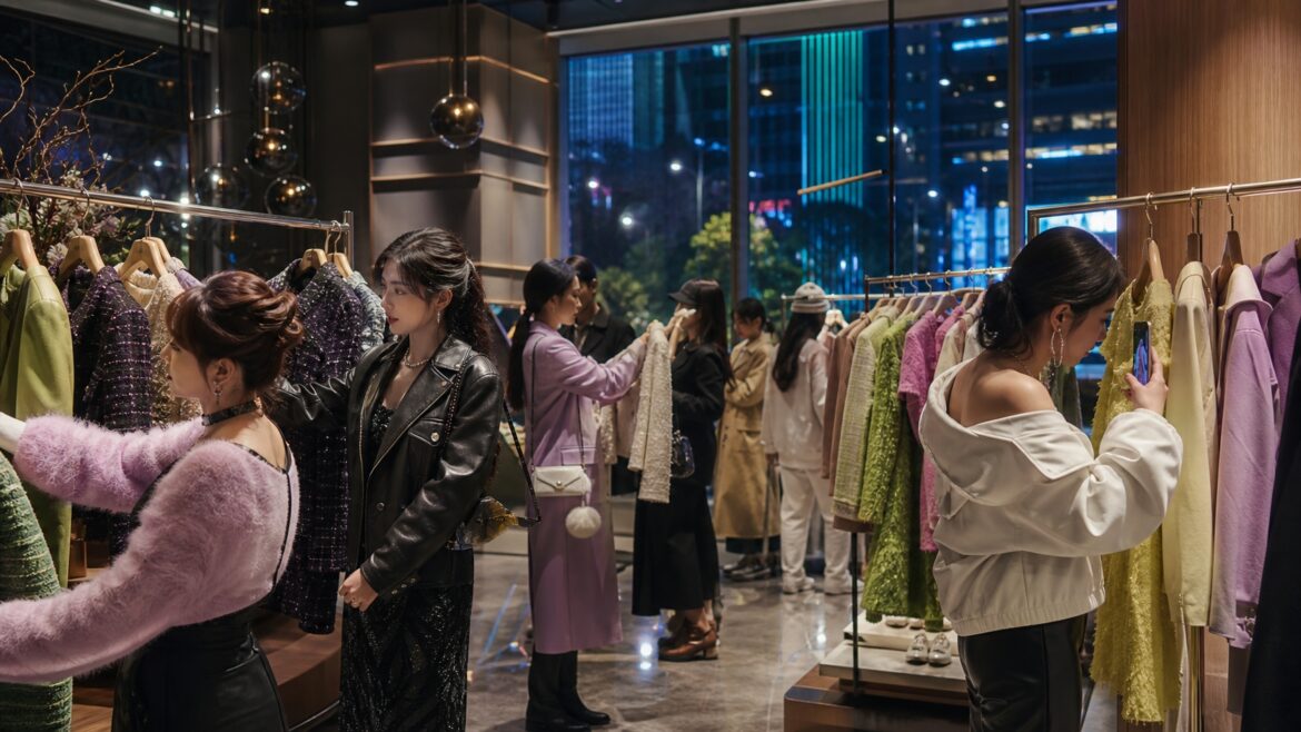 Musinsa Shanghai pop-up store featuring K-fashion brands