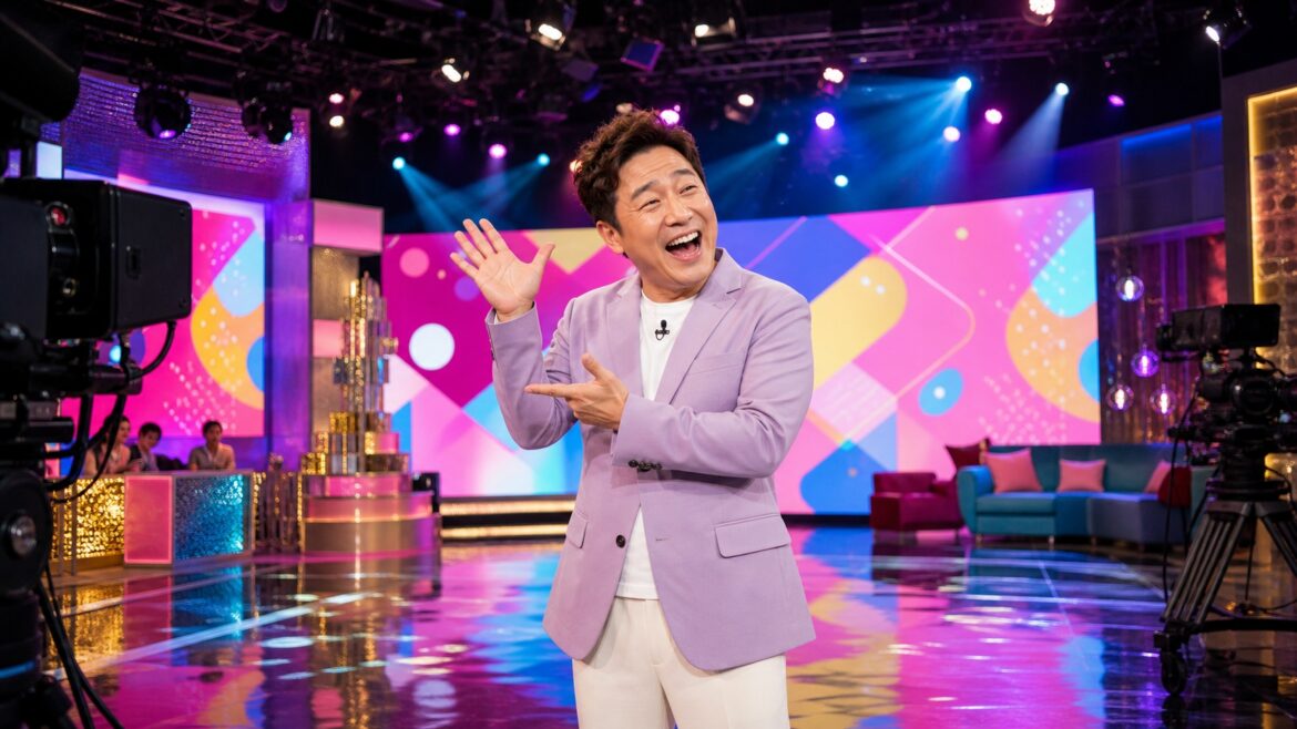 Korean variety show TV studio representing brand reputation rankings