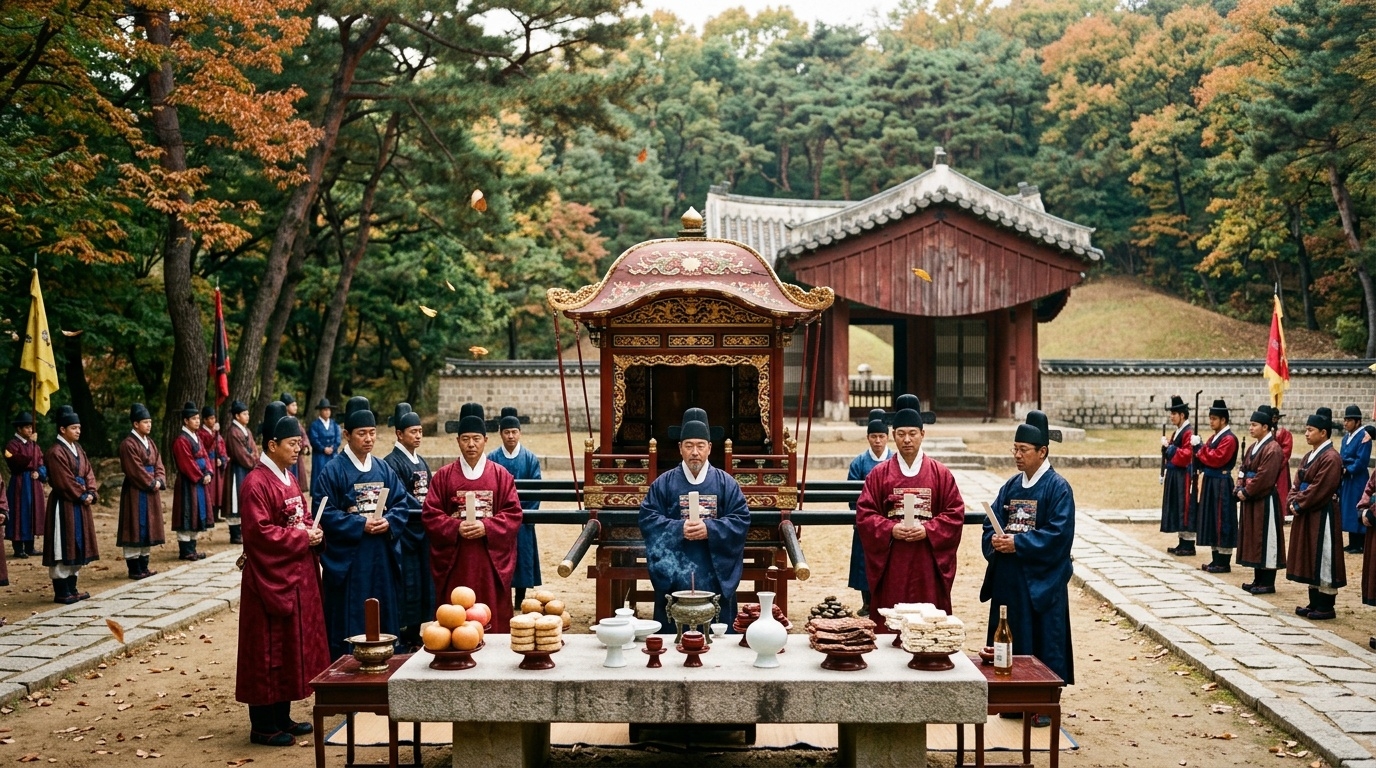 Royal ancestral rite at Yungneung Royal Tomb