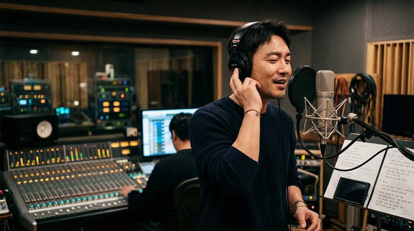 Korean vocalist recording new anniversary single