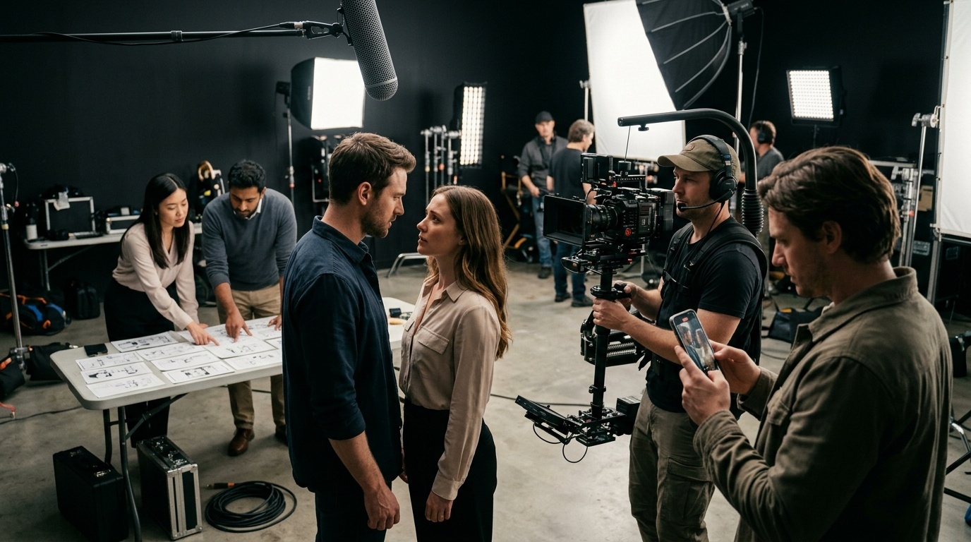 Traditional film production collaborating with short-form drama platform