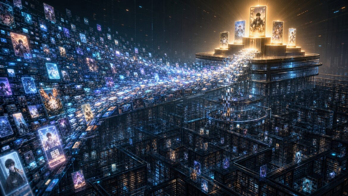 Korean web novel market oversupply illustration