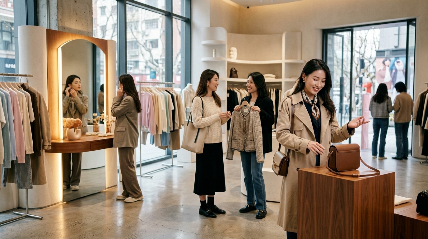 Musinsa's Shanghai Pop-up Lowers the Barriers for Small K-Fashion Brands Entering China - Shanghai shoppers