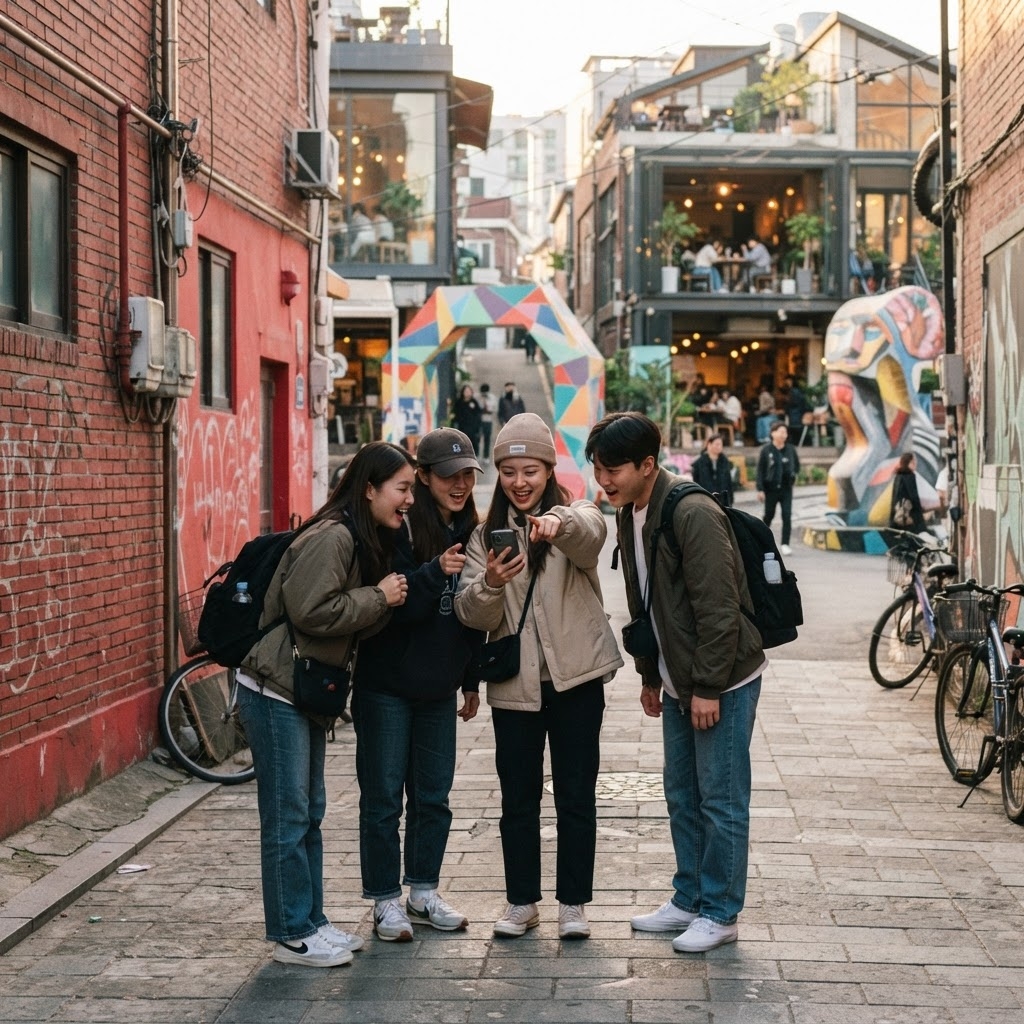 Urban escape game in Seongsu-dong, Seoul